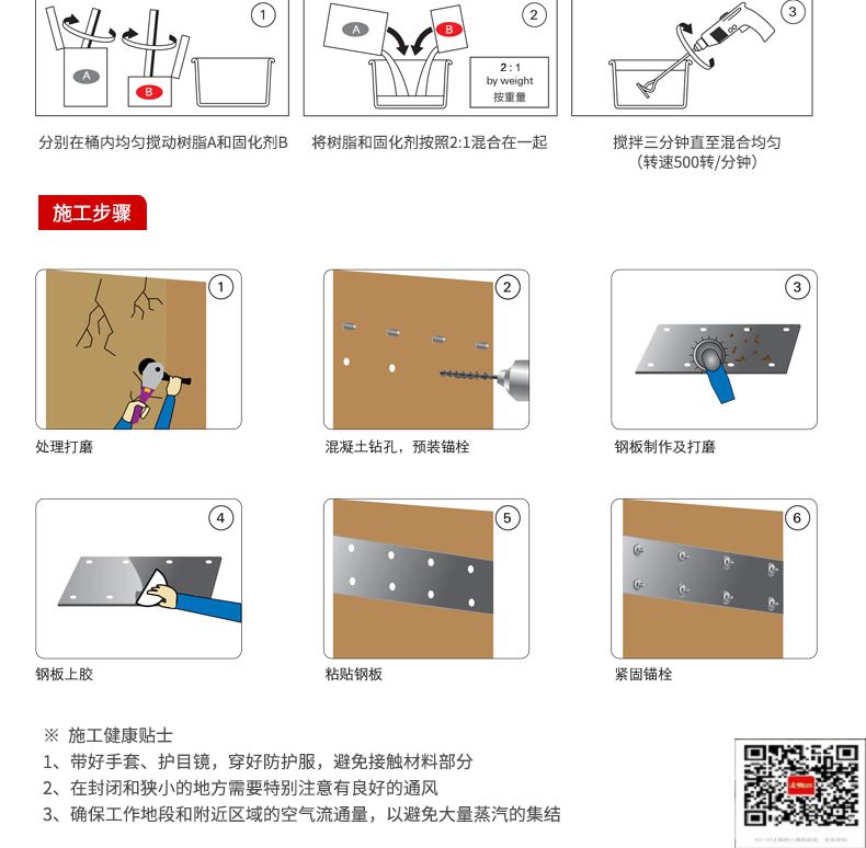 包钢丰都粘钢加固施工过程